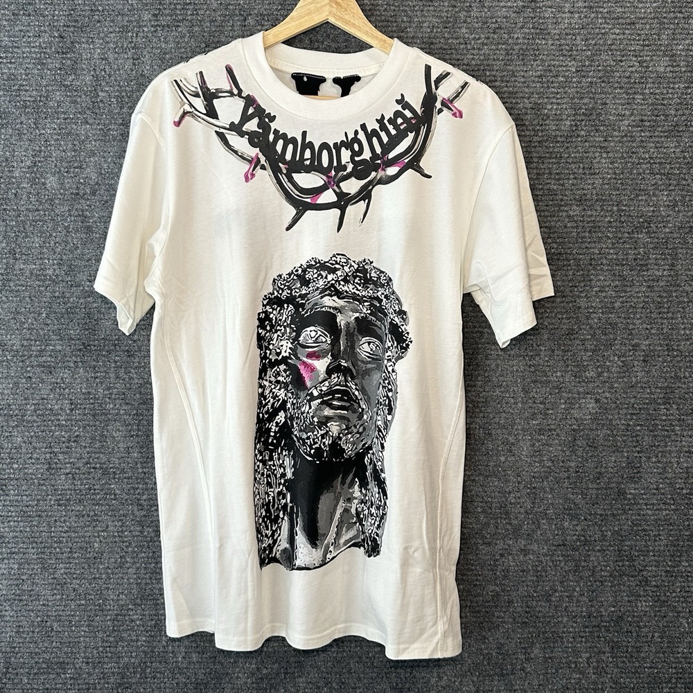VLONE Mens Small ASAP Yamborghini Yams Day‎ Jesus Piece T-Shirt RARE